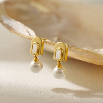 South France Arch Stud Earrings