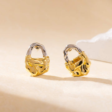 Lock Stud Earrings