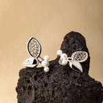 Butterfly Pearls Stud Earrings