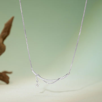 Vine Flower Pendant Necklace